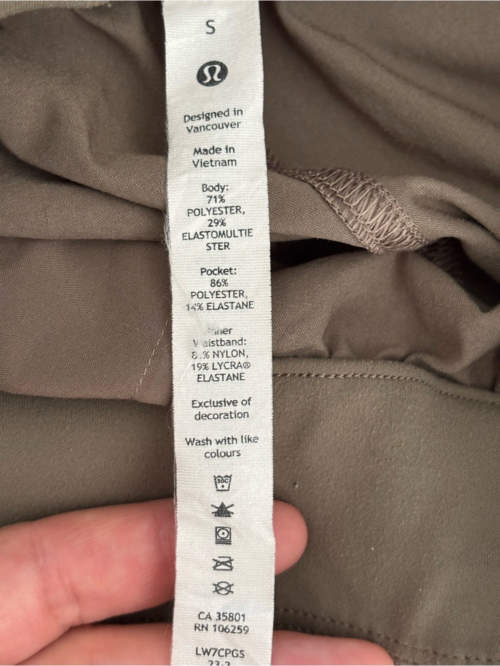 lululemon athletica Cinchable High-Waist Athletic Shorts — Olive/Taupe - Picture 7 of 8